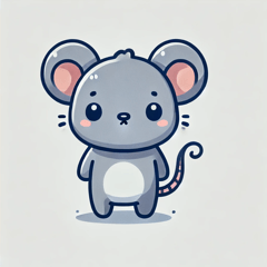 [LINEスタンプ] 感情豊かなネズミ