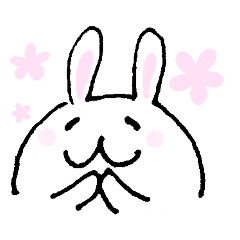 [LINEスタンプ] うさぽんの、ごあいさつ