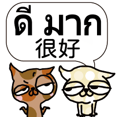 [LINEスタンプ] かわいい猫 タイ 台湾4