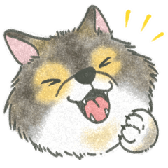 [LINEスタンプ] オオカミ犬たちの日常使えるスタンプ5