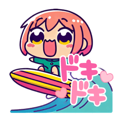 [LINEスタンプ] 活発！アウトドア女子たちの画像（メイン）