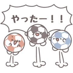 [LINEスタンプ] 【サッカー】全力応援スタンプ！