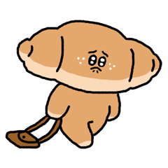 [LINEスタンプ] 気が小さいな 塩パン そうぶちゃん