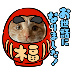 [LINEスタンプ] 茶とらモナカスタンプ