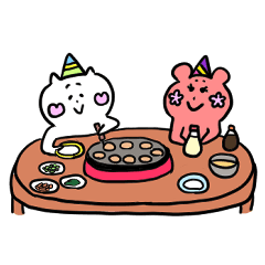 [LINEスタンプ] 食べ物いろいろ食べたいよスタンプ