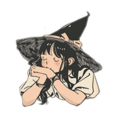 [LINEスタンプ] Wizard Girl Stampの画像（メイン）