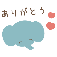 [LINEスタンプ] 大人可愛いカラフルな動物☆よく使う言葉の画像（メイン）