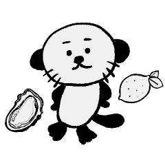 [LINEスタンプ] ラッコのしじみちゃん