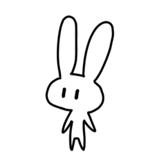 [LINEスタンプ] 剣崎の友達 (うさぎさん)