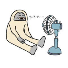 [LINEスタンプ] ゆきおとこモギーの夏休み