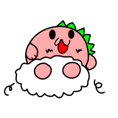 [LINEスタンプ] まるいきょうりゅう