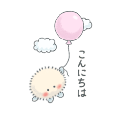 [LINEスタンプ] ほわほわ優しい毛玉