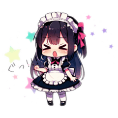 [LINEスタンプ] ♡ほんわかメイドちゃん♡