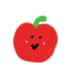 [LINEスタンプ] 【超ユル】りんごスタンプ