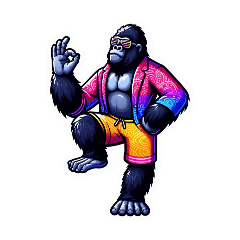 [LINEスタンプ] GORILLA405