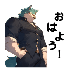 [LINEスタンプ] 第一弾 獣人との私生活編