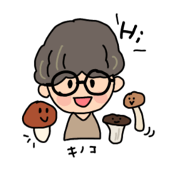 [LINEスタンプ] キノコ犬の日常