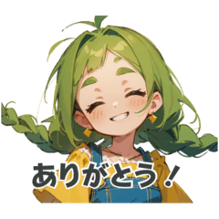 [LINEスタンプ] えだまめガールズの日常スタンプ