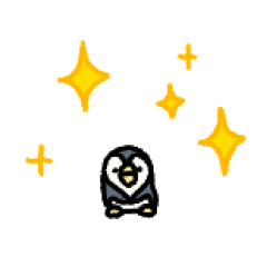 [LINEスタンプ] 飛び出す！小さいペンギンがいっぱい