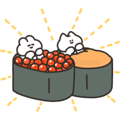 [LINEスタンプ] 寿司とうさちゃん その4