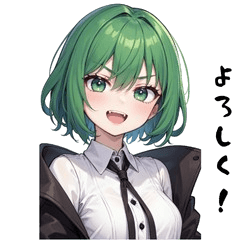 [LINEスタンプ] 岡田アイ