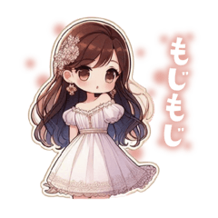 [LINEスタンプ] おねだり女子1