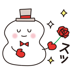 [LINEスタンプ] 組み合わせて使える雪だるま