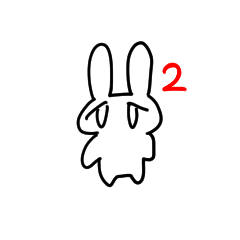 [LINEスタンプ] 頑張れば使えるうさぎ。2