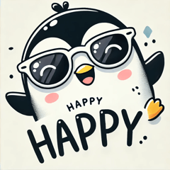 [LINEスタンプ] サングラスペンギンスタンプ