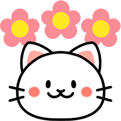 [LINEスタンプ] 動く！あのファニーフェイス【猫】01