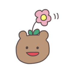 [LINEスタンプ] 基本のくまっぴい