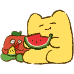 [LINEスタンプ] 夏の乳歯ちゃん