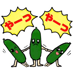 [LINEスタンプ] キューリーズ！！の画像（メイン）