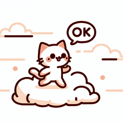 [LINEスタンプ] 雲の上を歩く動物