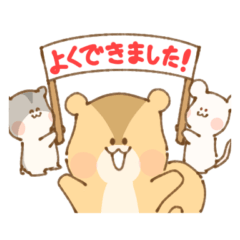 [LINEスタンプ] 毎日使える♪ナッツとなかまたちスタンプ