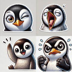 [LINEスタンプ] リアルペンギンスタンプの画像（メイン）