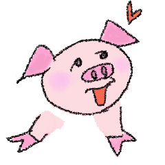 [LINEスタンプ] ピンクなブタ2