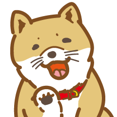 [LINEスタンプ] 気まぐれ柴犬