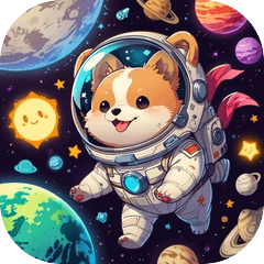 [LINEスタンプ] 惑星探査犬：宇宙を駆ける冒険ワン！2