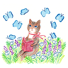 [LINEスタンプ] 茶猫＿夏