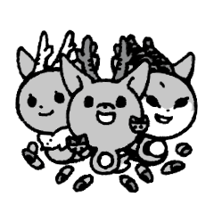 [LINEスタンプ] Shadow horns！