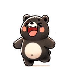 [LINEスタンプ] 日常で使える太っちょクマスタンプの画像（メイン）