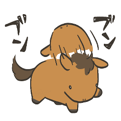 [LINEスタンプ] おうま日和 part.2