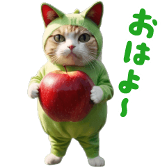 [LINEスタンプ] リアル着ぐるみ猫