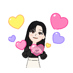 [LINEスタンプ] 黒髪のお姉さま