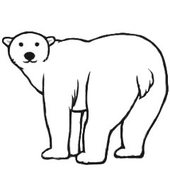 [LINEスタンプ] シロクマさん日和