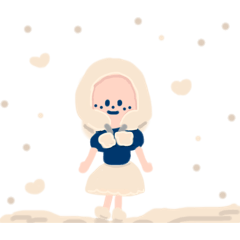 [LINEスタンプ] 雪の妖精たち        Snow Fairiesの画像（メイン）