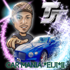 [LINEスタンプ] CAR MANIA EIJI2