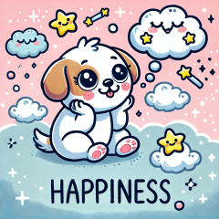 [LINEスタンプ] 夢見る犬スタンプコレクション