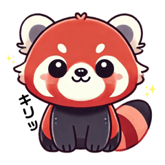 [LINEスタンプ] レッサーパンダの日々のひとこま